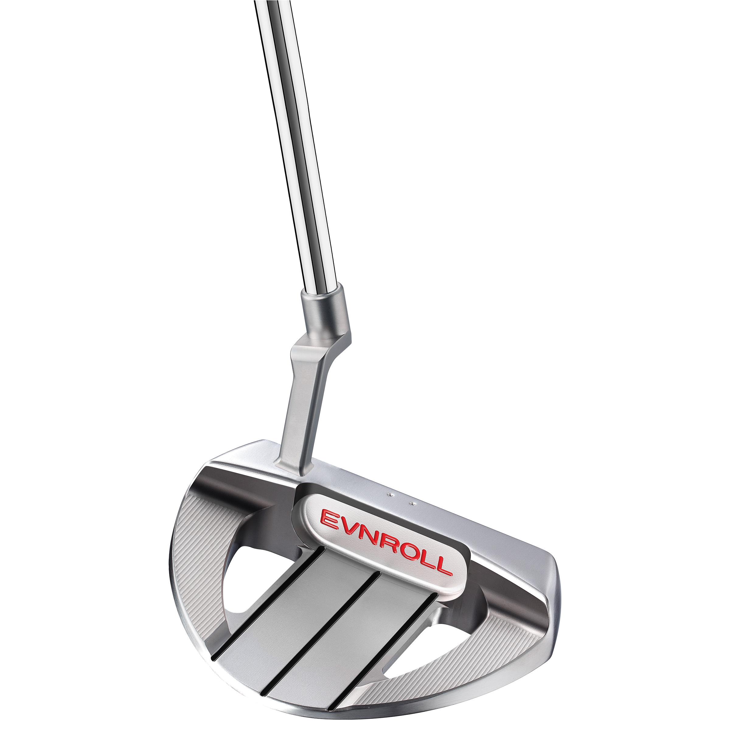 Evnroll ER7v2 Short Plumber FullMallet Red Gravity Putter - Evnroll Shaft - Standard - Right Handed - Putterflex Flex - Standard Length - Standard Lie Angle - Men - Good