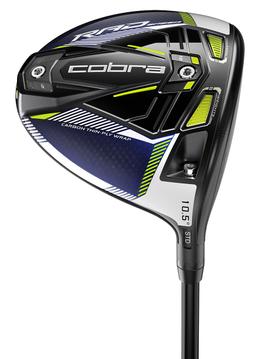 Cobra RADSpeed Gloss Turbulence Gray/Turbo Yellow Driver - Golf Club - Left Handed - 9° Loft - Extra Stiff Flex - Penley Ruger Centerfire Shaft - Men