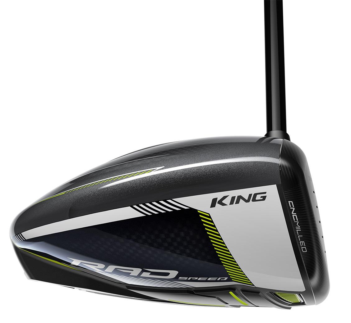 Cobra RADSpeed Gloss Turbulence Gray/Turbo Yellow Driver - Golf Club - Left Handed - 9° Loft - Extra Stiff Flex - Penley Ruger Centerfire Shaft - Men