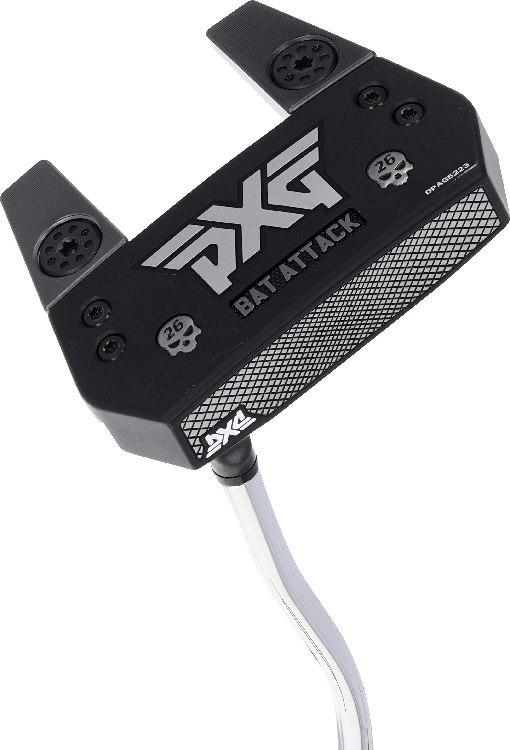 PXG Battle Ready Bat Attack - Double Bend Putter - No Label Shaft - Standard - Right Handed - Putterflex Flex - Standard Length - Standard Lie Angle - Men - Acceptable