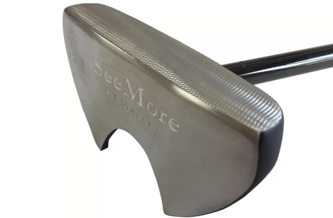 See More Black HT Mallet RST Hosel Putter - SeeMore Shaft - Standard - Right Handed - Putterflex Flex - Standard Length - Standard Lie Angle - Men - Good