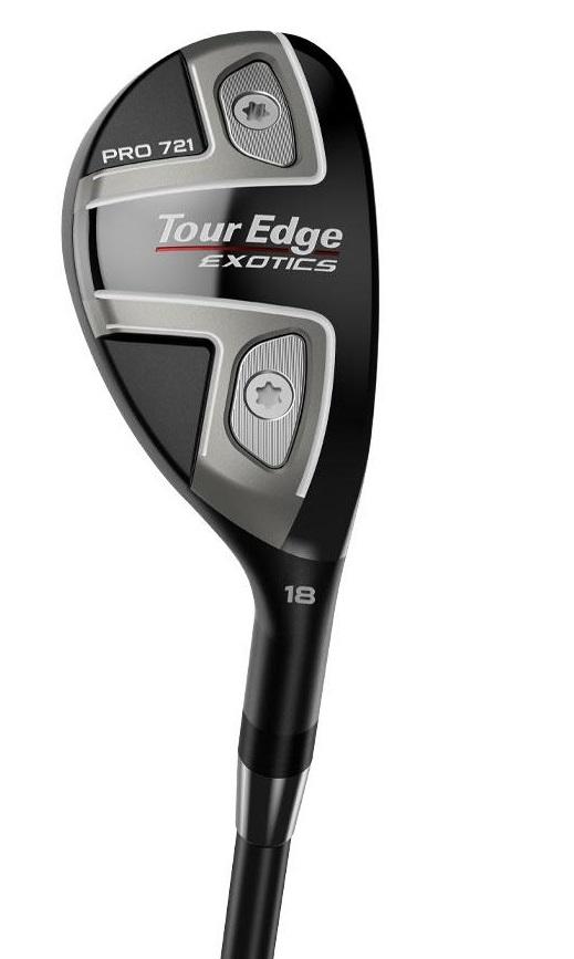 Tour Edge Exotics Pro 721 Limited Edition Hybrid - Mitsubishi Chemical Tensei AV RAW Blue Hybrid 75 Shaft - 3H - Right Handed - Regular Flex - Standard Length - 18 Loft - Standard Lie Angle - Men - Good