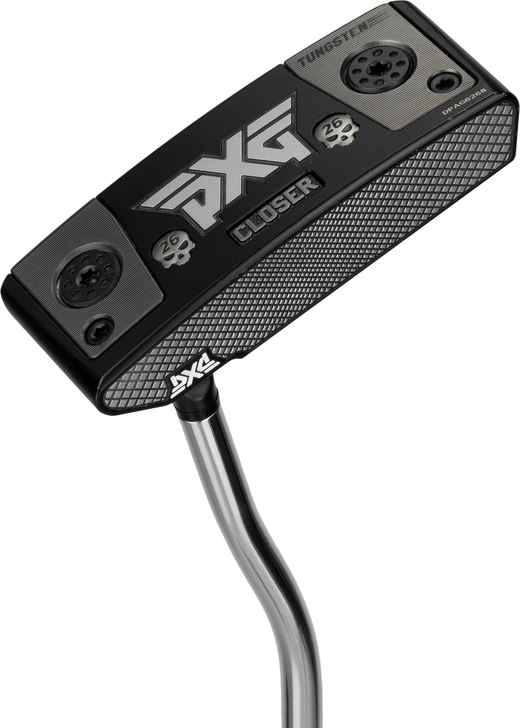 PXG Battle Ready Closer - Double Bend Putter - Golf Club - Left Handed - Standard - Putterflex Flex - No Label Shaft - Men