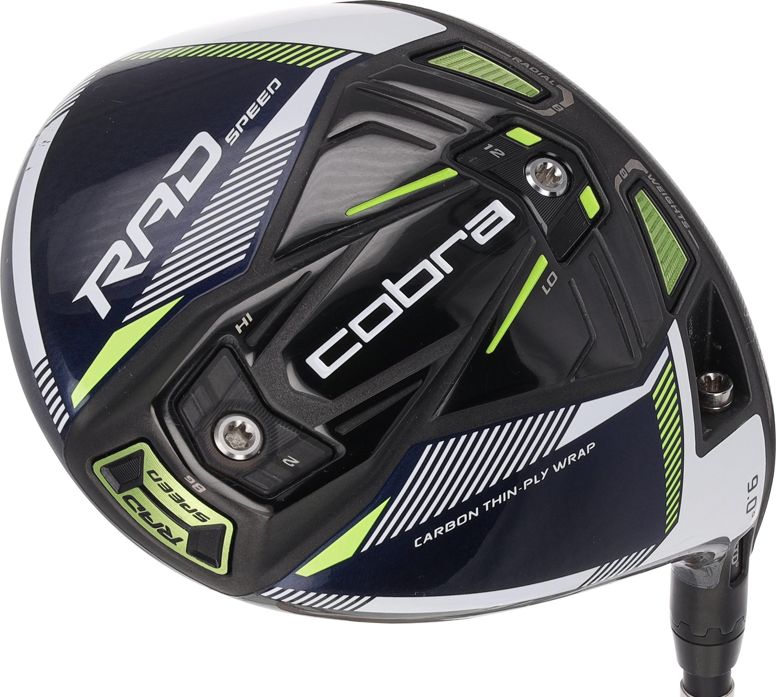 Cobra Custom RADSpeed Grey/Turbo Yellow Driver - Project X HZRDUS Smoke Black RDX 80 Shaft - Right Handed - 6.5 Flex - Standard Length - 9 Loft - Standard Lie Angle - Men - Good