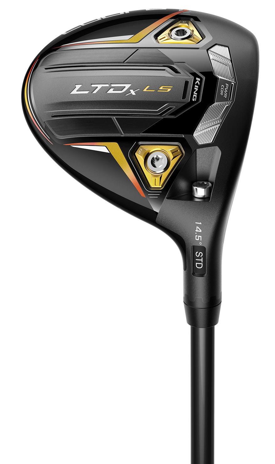Cobra LTDx LS Black Fairway Wood - UST Mamiya Helium Nanocore 5 Shaft - 3 Wood - Left Handed - Regular Flex - Standard Length - 14.5 Loft - Standard Lie Angle - Men - Excellent