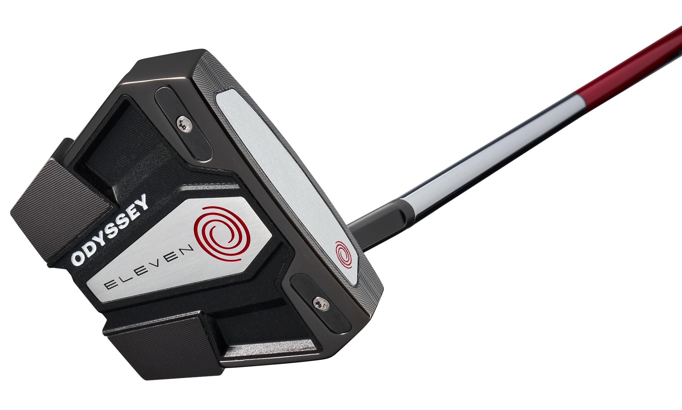 Odyssey Eleven S Red Stroke Lab PSTL Putter - Odyssey Stroke Lab Bi Shaft - Standard - Right Handed - Putterflex Flex - Standard Length - Standard Lie Angle - Men - Excellent