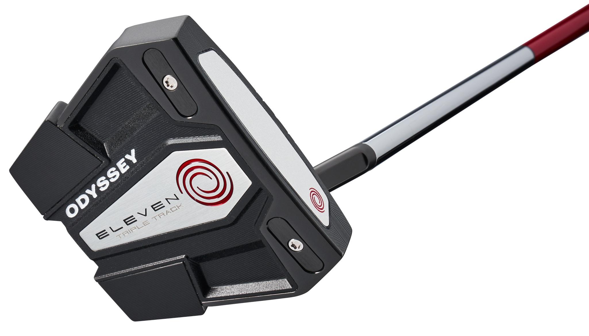 Odyssey Eleven Triple Track S Red Stroke Lab PSTL Putter - Odyssey Stroke Lab Bi Shaft - Standard - Right Handed - Putterflex Flex - Standard Length - Standard Lie Angle - Men - Premium
