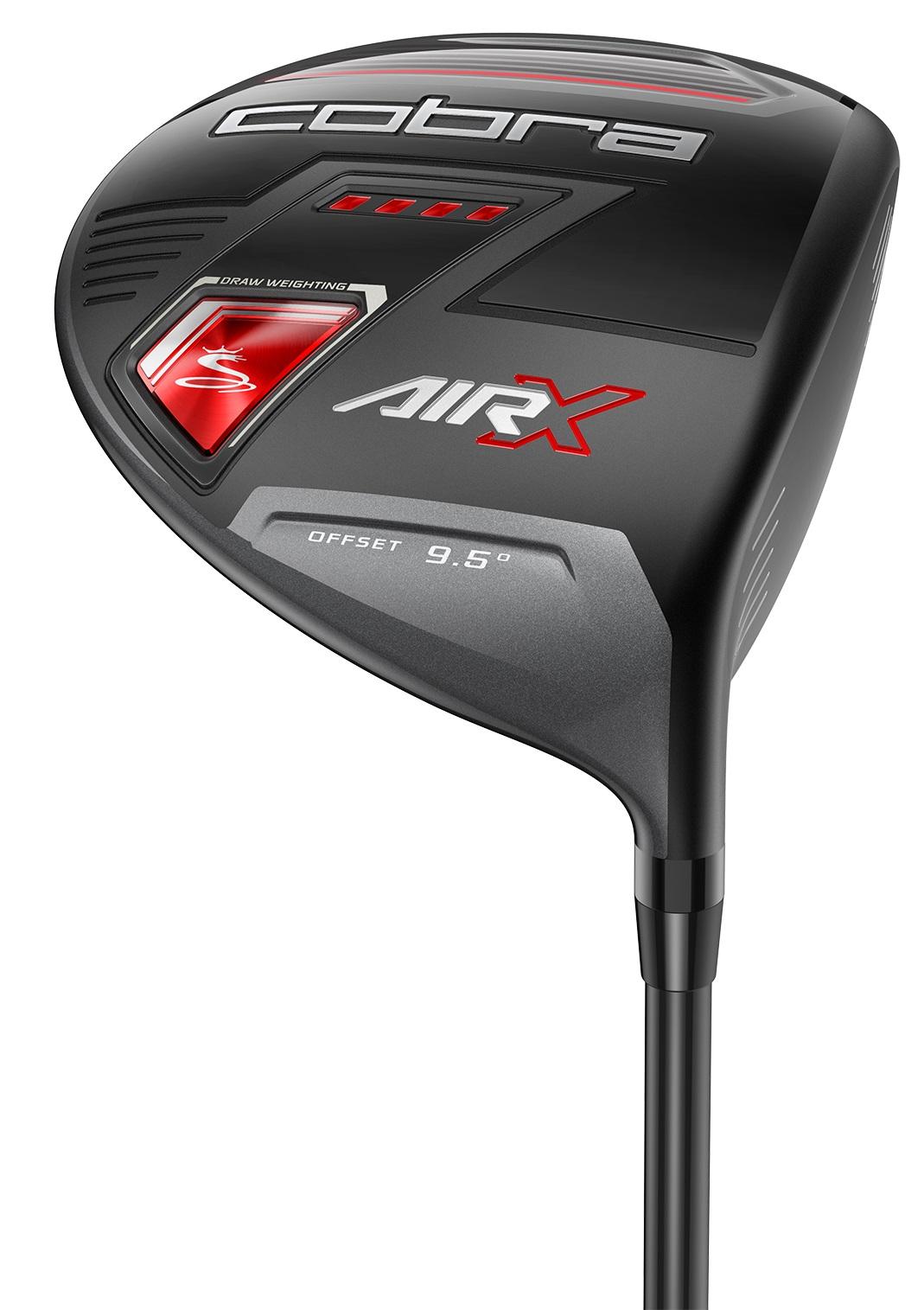 Cobra AIR-X Offset Grey/Red Driver - Cobra Ultralite 40 Shaft - Right Handed - Senior Flex - Standard Length - 10.5 Loft - Standard Lie Angle - Men - Excellent