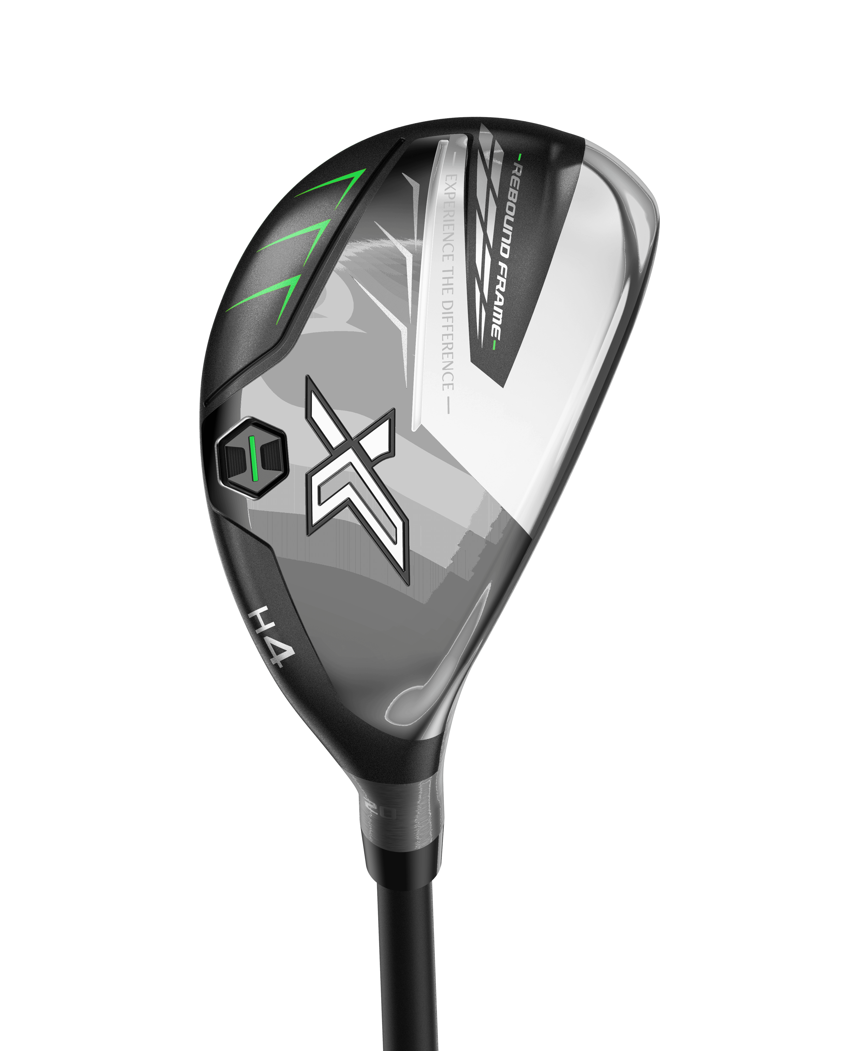 XXIO 12 X Black Hybrid - Miyazaki AX Shaft - 4H - Right Handed - Stiff Flex - Standard Length - 20 Loft - Standard Lie Angle - Men - Good