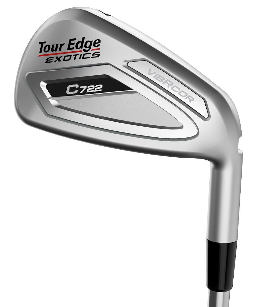 Tour Edge Exotics C722 Iron Set - No Label Shaft - 4 - Right Handed - Stiff Flex - Standard Length - Standard Lie Angle - Men - Good