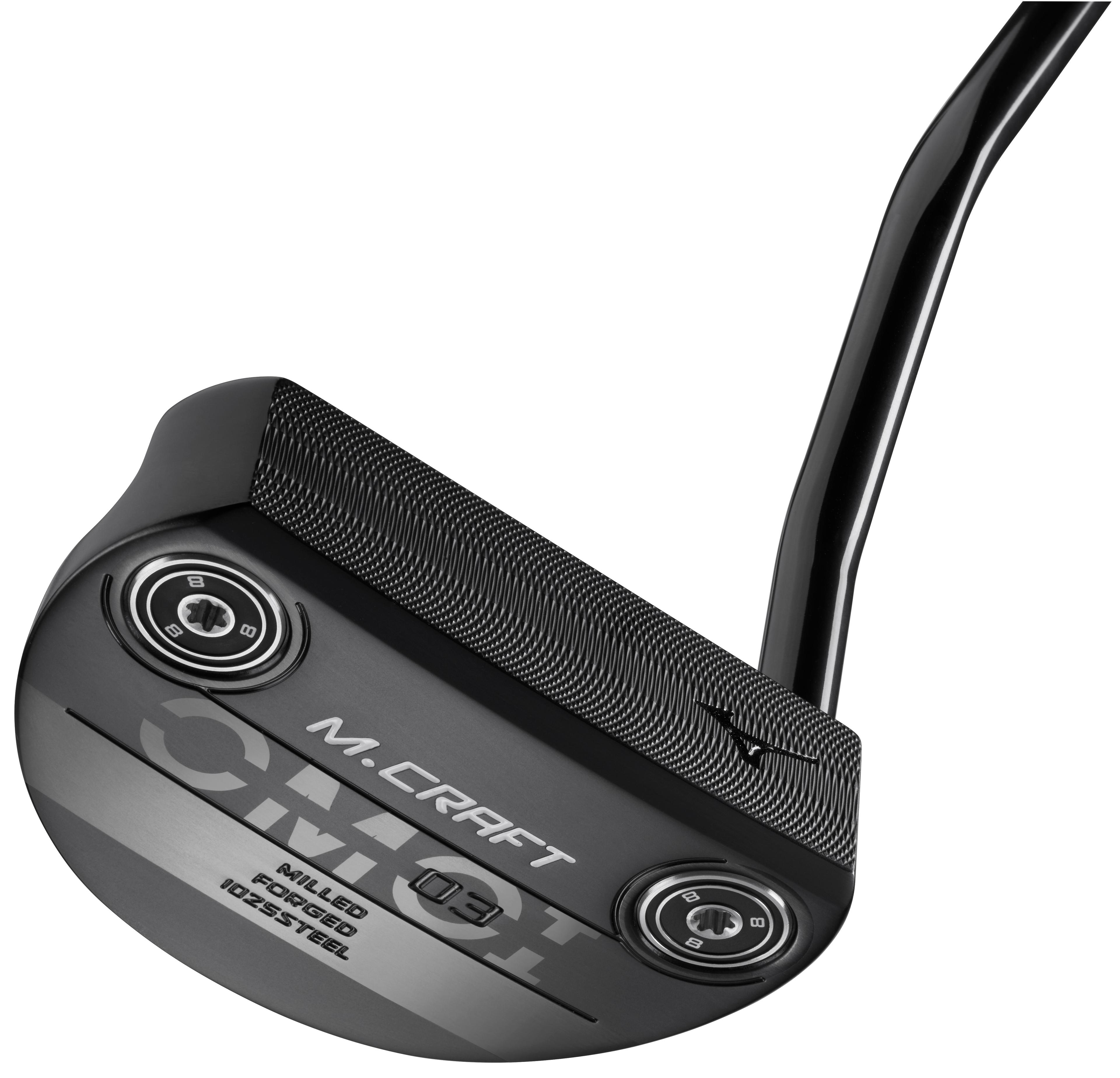 Mizuno OMOI 03 Black ION Putter - KBS Tour Black Shaft - Standard - Right Handed - Putterflex Flex - Standard Length - Standard Lie Angle - Men - Excellent