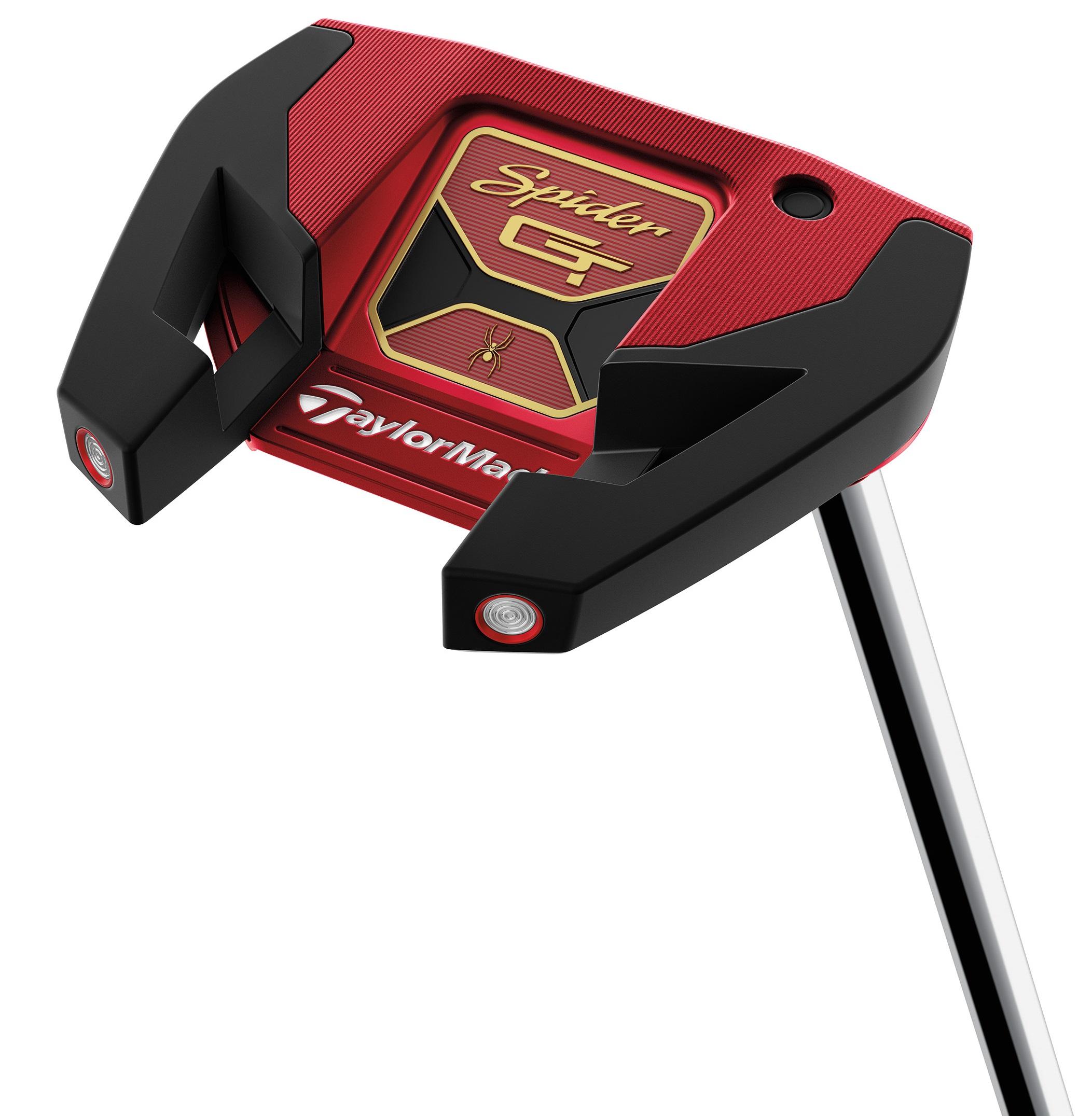 TaylorMade Spider GT Red #3 Putter - TaylorMade Fluted Feel Shaft - Standard - Left Handed - Putterflex Flex - Standard Length - Standard Lie Angle - Men - Premium