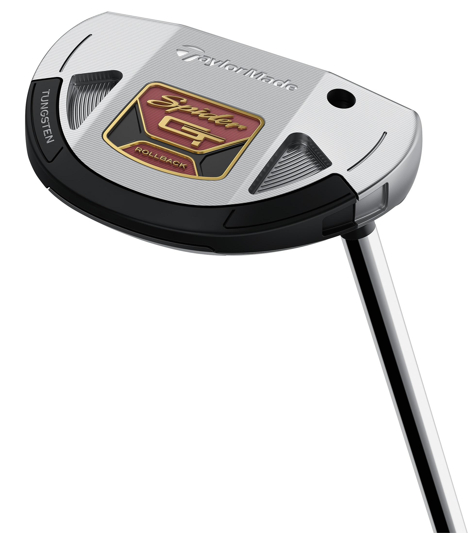 TaylorMade Spider GT Rollback Silver #3 Putter - TaylorMade Fluted Feel Shaft - Standard - Left Handed - Putterflex Flex - Standard Length - Standard Lie Angle - Men - Acceptable