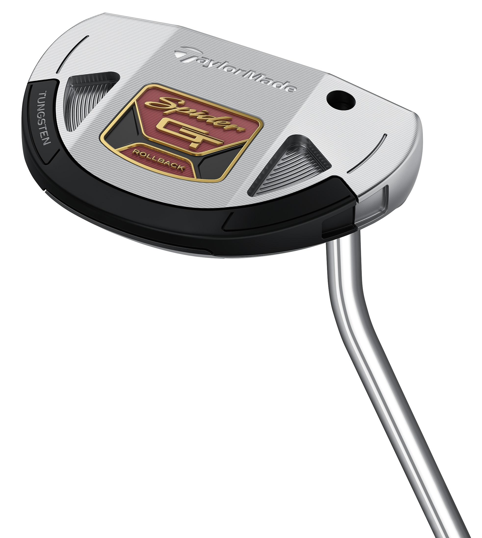 TaylorMade Spider GT Rollback Silver SB Putter - TaylorMade Fluted Feel Shaft - Standard - Right Handed - Putterflex Flex - Standard Length - Standard Lie Angle - Men - Acceptable