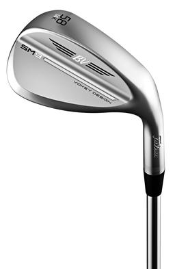 Titleist Vokey SM9 Tour Chrome K Grind Wedge - Golf Club - Left Handed - Lob Wedge - 58° Loft - Wedgeflex Flex - True Temper Dynamic Gold S200 Shaft - Men
