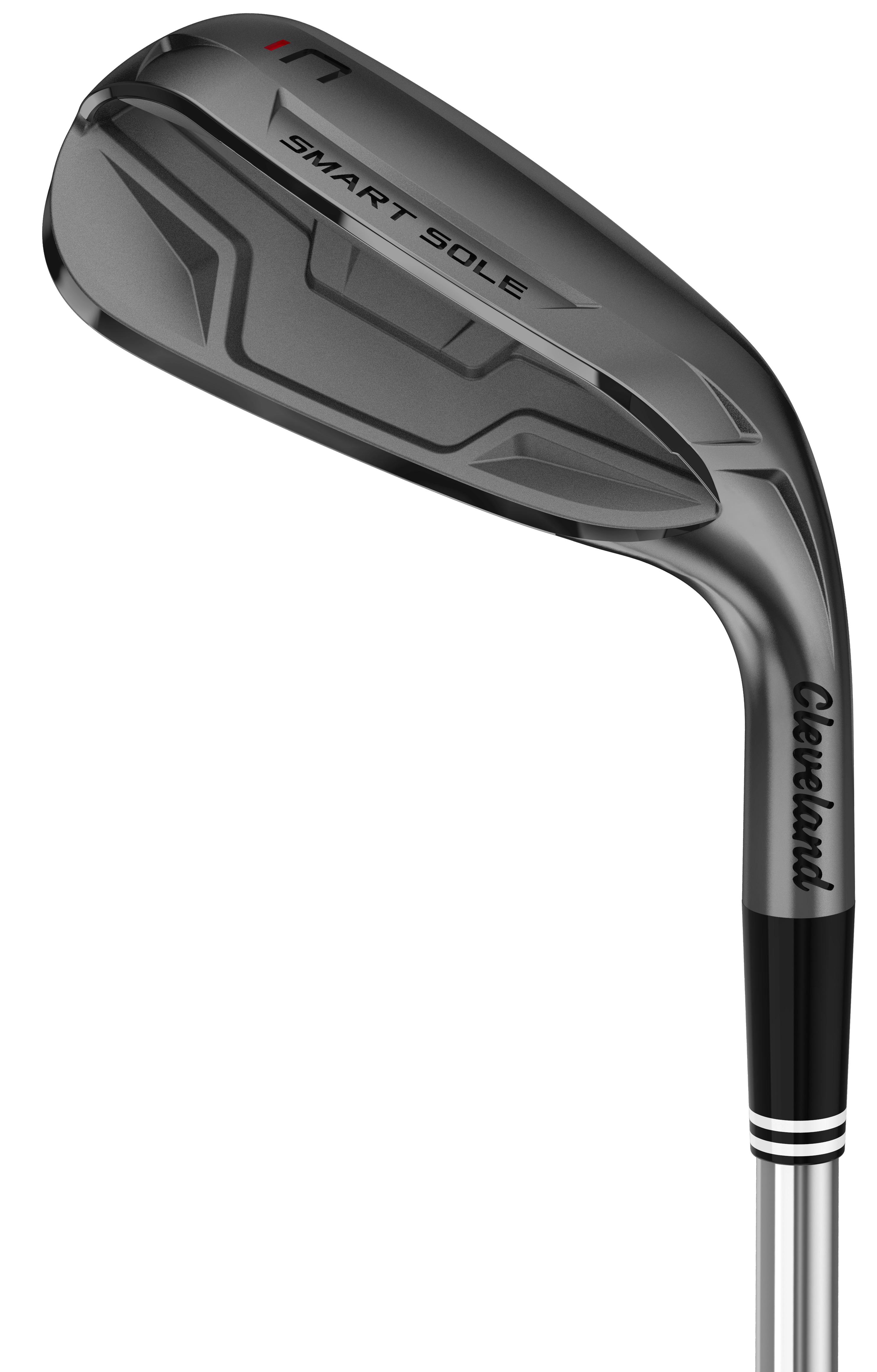 Cleveland Smart Sole 4.0 Black Satin C Wedge - Cleveland SMART SOLE Shaft - Chipper Wedge - Left Handed - Wedgeflex Flex - Standard Length - 42 Loft - Standard Lie Angle - Men - Premium