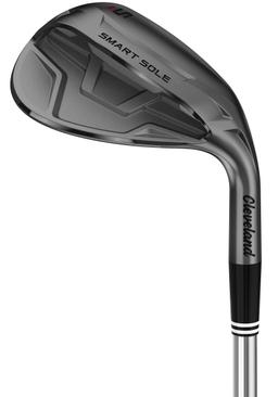 Cleveland Smart Sole 4.0 Black Satin S Wedge - Golf Club - Left Handed - Sand Wedge - 58° Loft - Wedgeflex Flex - Cleveland SMART SOLE Shaft - Men