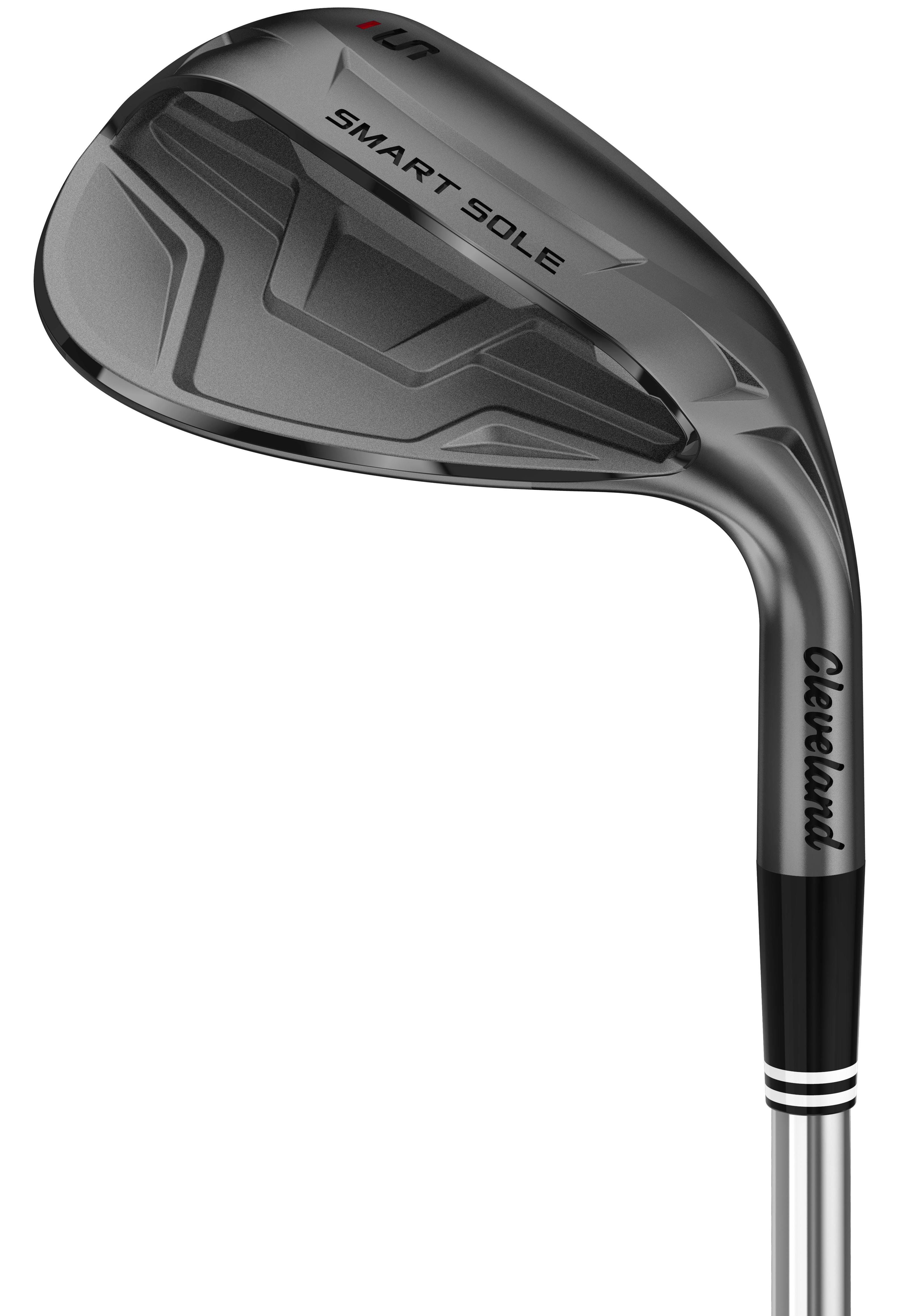 Cleveland Smart Sole 4.0 Black Satin S Wedge - Cleveland SMART SOLE Shaft - Sand Wedge - Left Handed - Wedgeflex Flex - Standard Length - 58 Loft - Standard Lie Angle - Men - Good