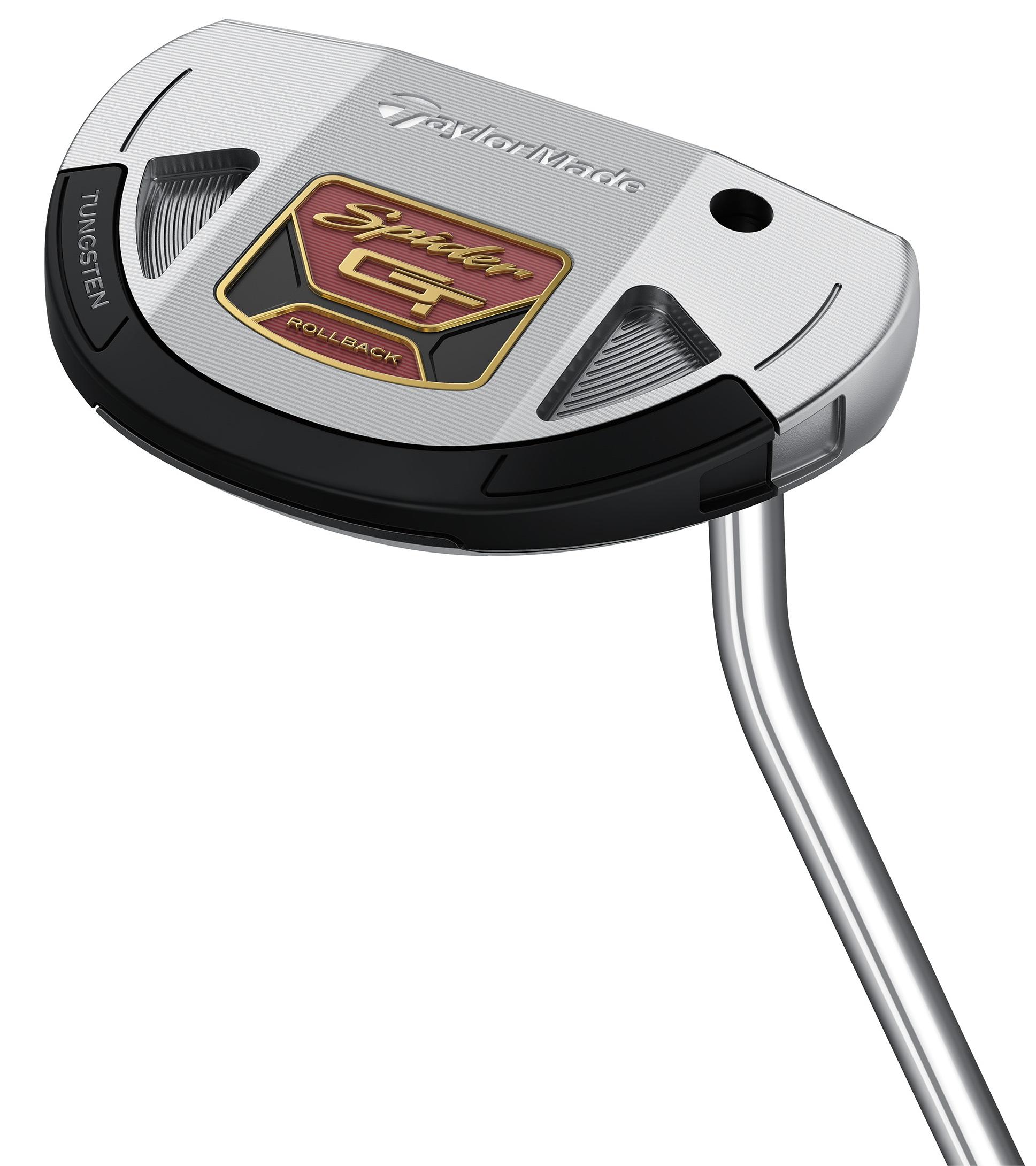 TaylorMade Spider GT Rollback Silver/Black SB Putter - TaylorMade Fluted Feel Shaft - Standard - Right Handed - Putterflex Flex - Standard Length - Standard Lie Angle - Men - Acceptable