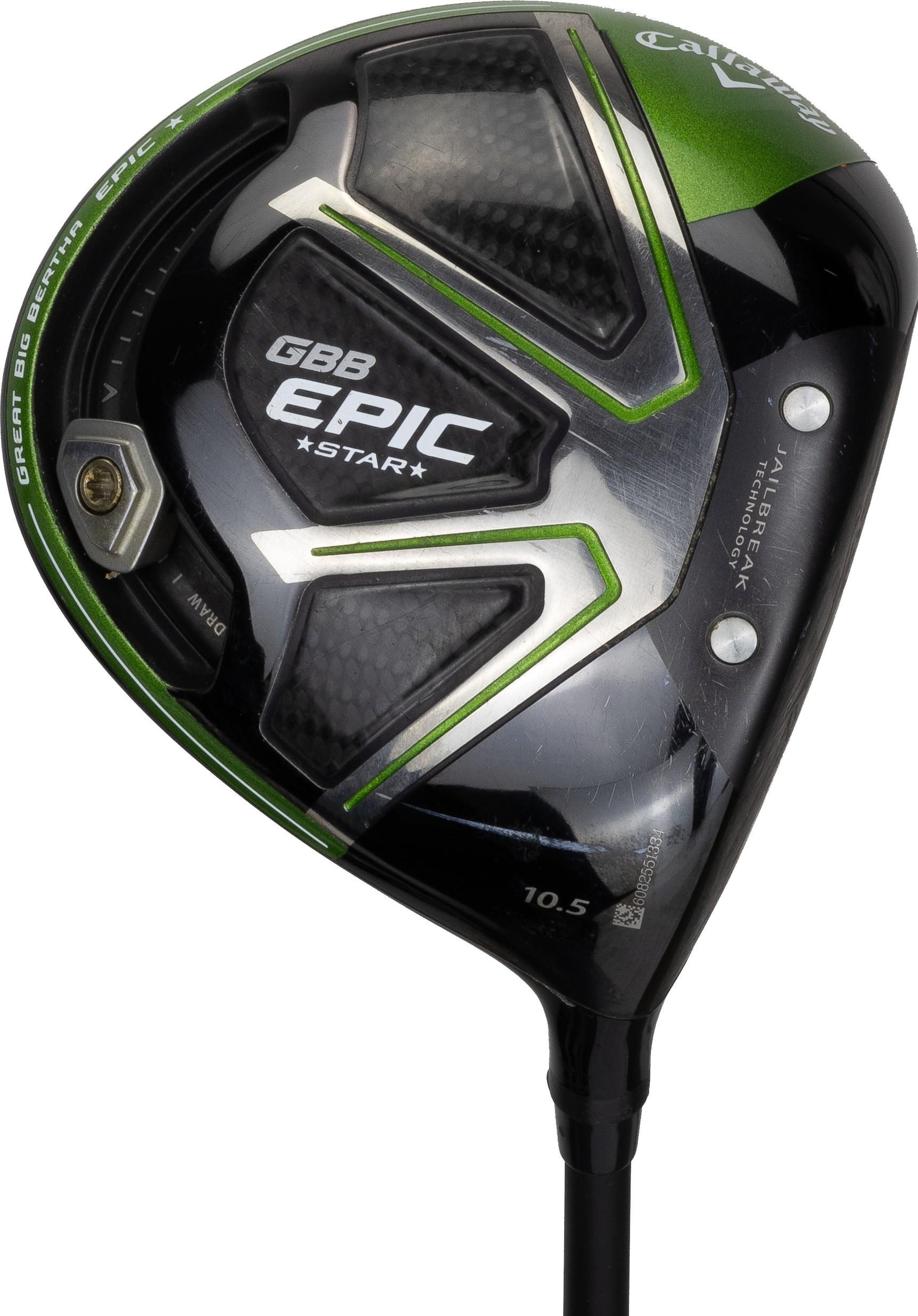 Callaway Great Big Bertha Epic Star JDM Driver - TaylorMade TP Fujikura Fuel 60 Shaft - Right Handed - Stiff Flex - Standard Length - 10.5 Loft - Standard Lie Angle - Men - Acceptable