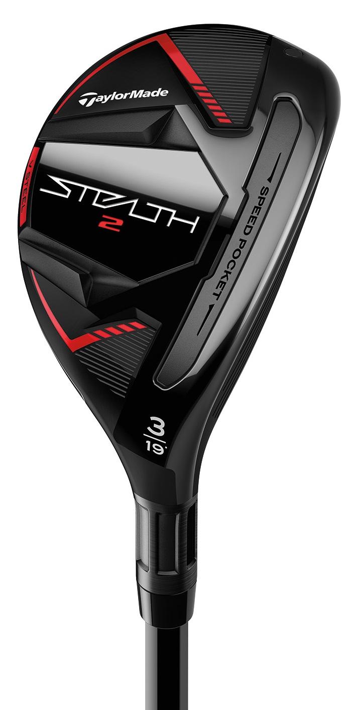 TaylorMade STEALTH 2 Rescue Hybrid - Fujikura Ventus TR Red HB 7 Shaft - 3H - Left Handed - Stiff Flex - Standard Length - 19 Loft - Standard Lie Angle - Men - Good