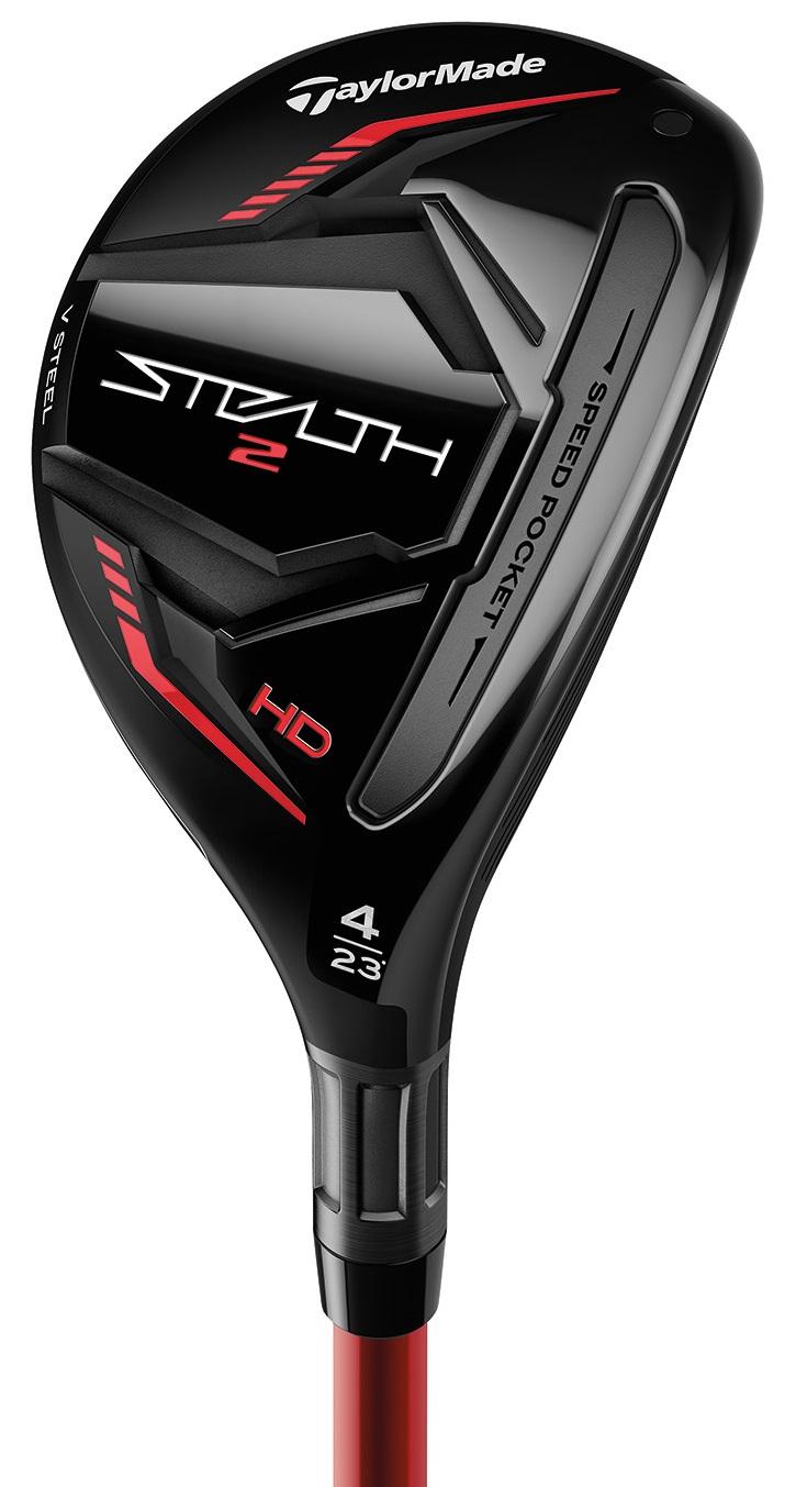 TaylorMade STEALTH 2 HD Rescue Hybrid - Fujikura Speeder NX Red 50 Shaft - 4H - Left Handed - Regular Flex - Standard Length - 23 Loft - Standard Lie Angle - Men - Acceptable
