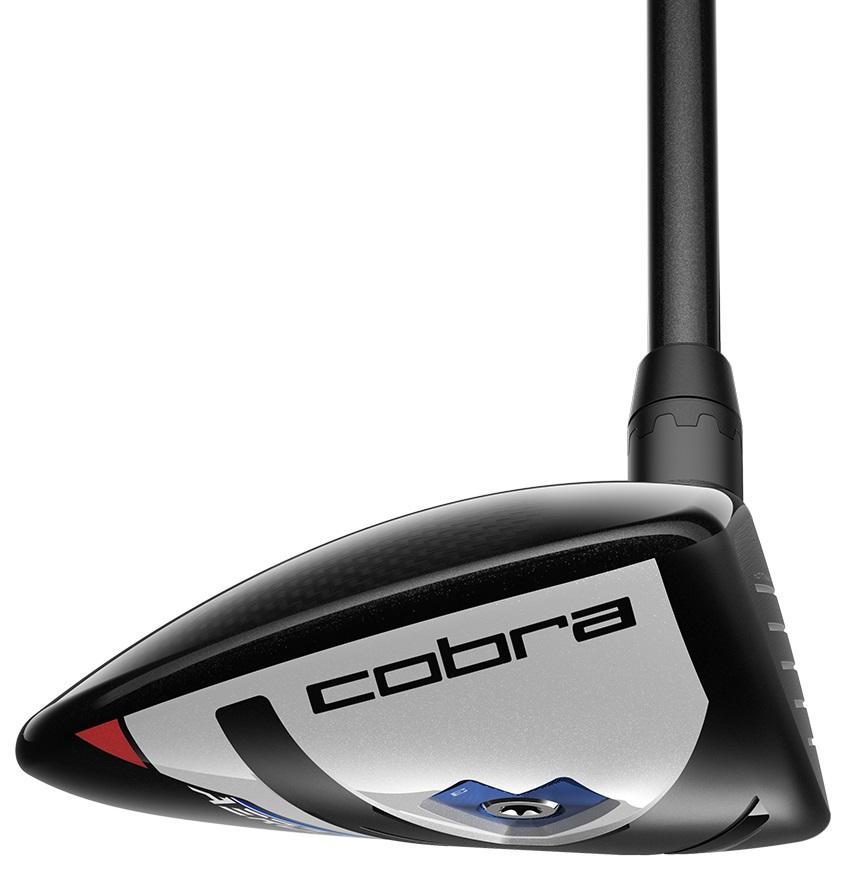 Cobra AeroJet LS Fairway Wood - Golf Club - Left Handed - 3 Wood - 14.5° Loft - Stiff Flex - Fujikura ATMOS Blue Tour Spec 6 Shaft - Men
