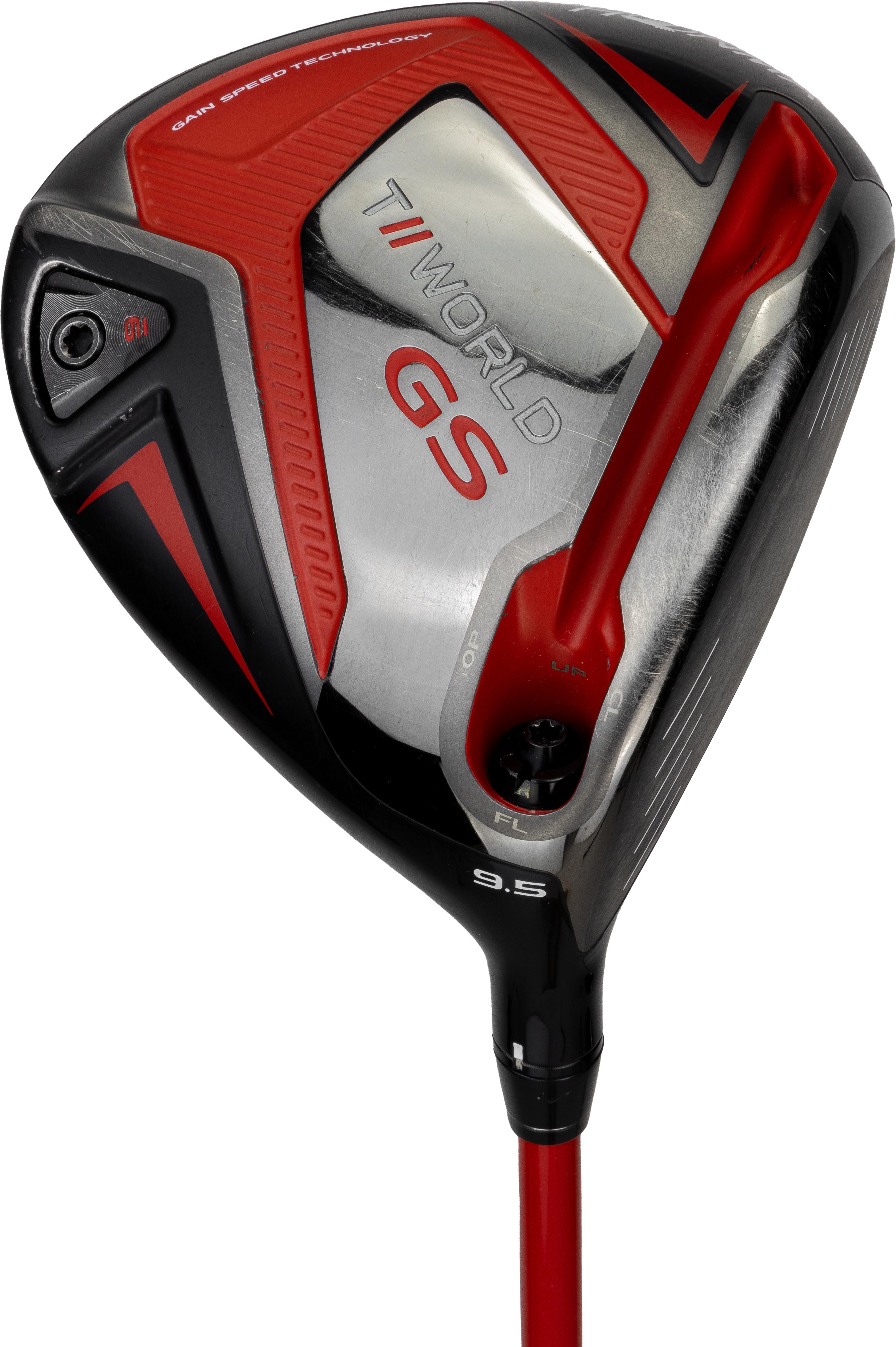 Honma T/World GS Red Driver - Honma Vizard GS43 Shaft - Right Handed - Stiff Flex - Standard Length - 9.5 Loft - Standard Lie Angle - Men - Acceptable