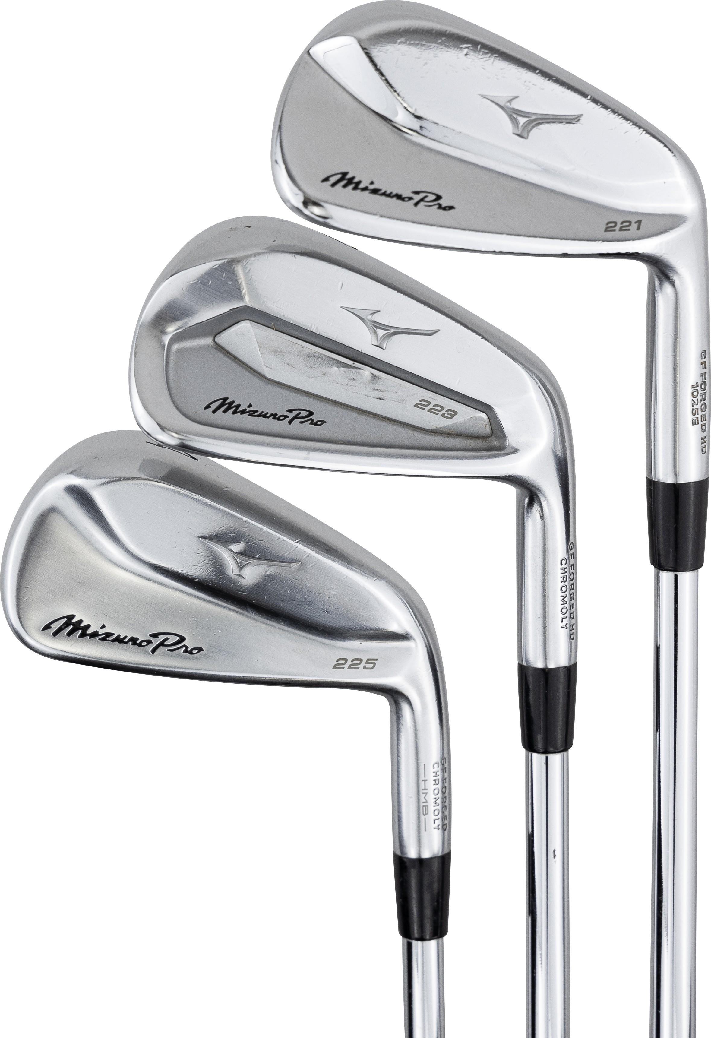 Mizuno Pro 221 / Pro 223 / Pro 225 Combo - Precision Rifle 6.5 Shaft - 3 - Right Handed - Extra Stiff Flex - Standard Length - Standard Lie Angle - Men - Good