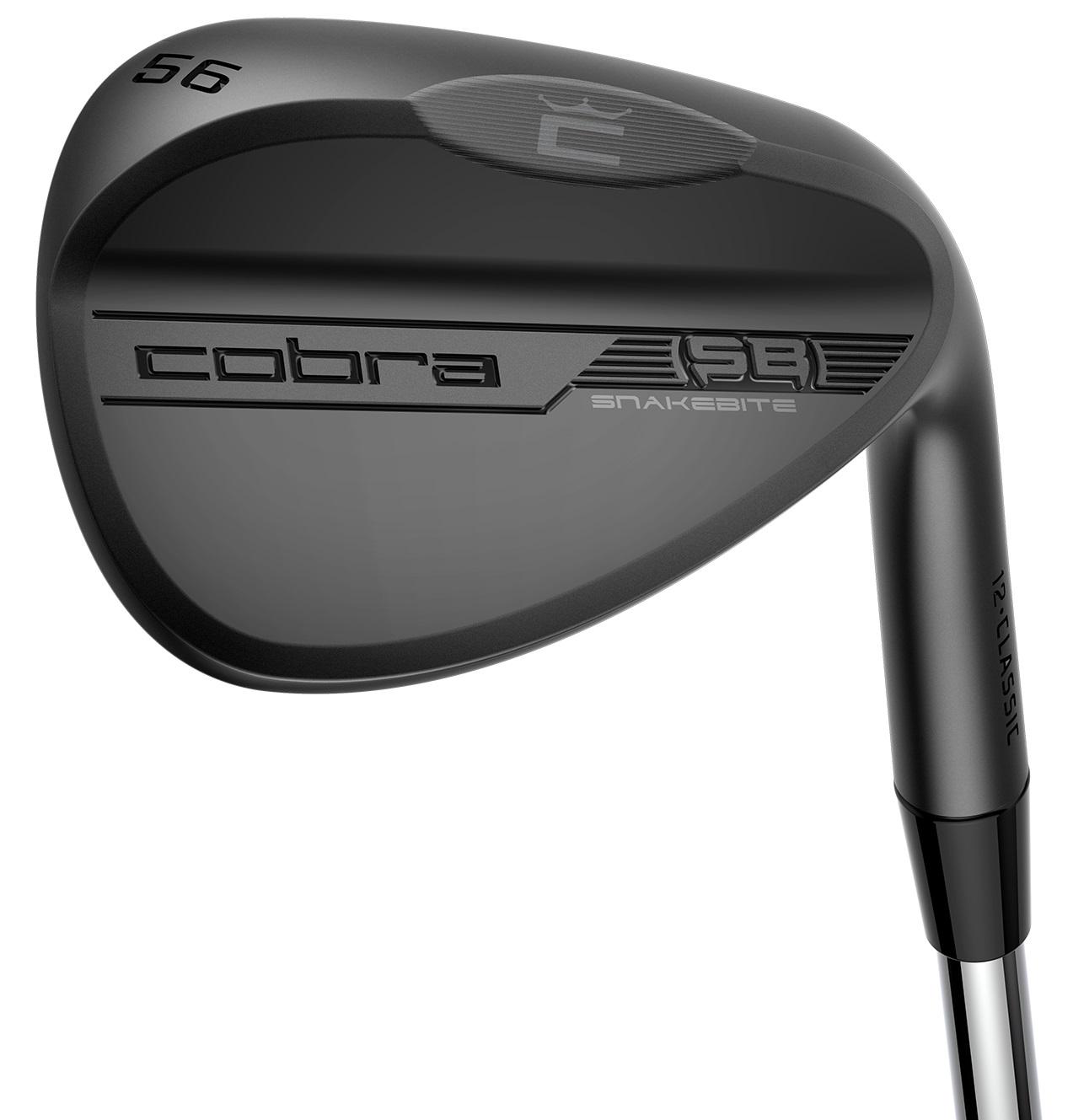Cobra King  SnakeBite Black Classic Grind Wedge - FST KBS Hi Shaft - Sand Wedge - Right Handed - Stiff Flex - Standard Length - 56 Loft - Standard Lie Angle - Men - Acceptable