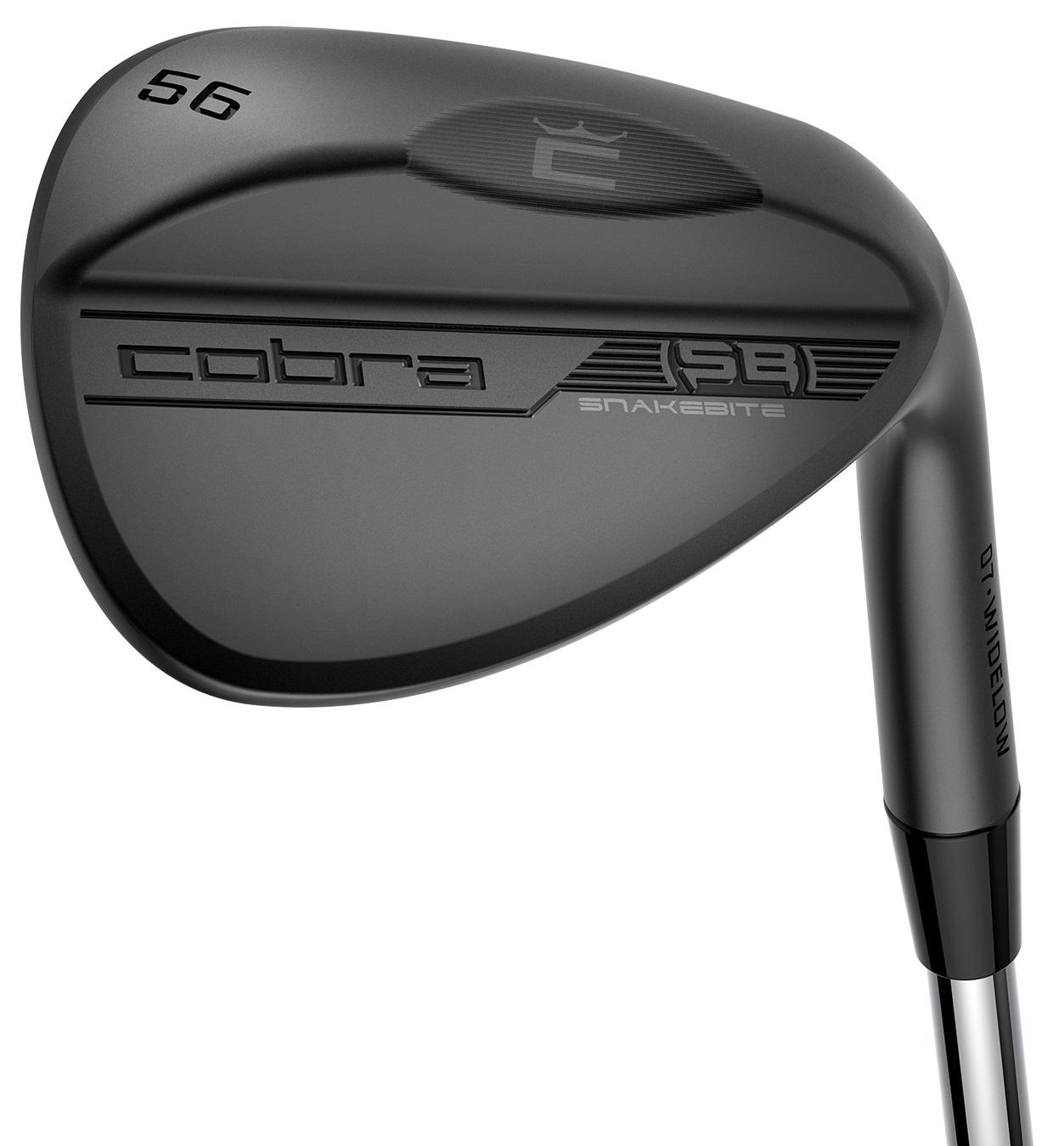 Cobra King  SnakeBite Black Widelow Grind Wedge - FST KBS Hi Shaft - Lob Wedge - Right Handed - Stiff Flex - Standard Length - 58 Loft - Standard Lie Angle - Men - Acceptable
