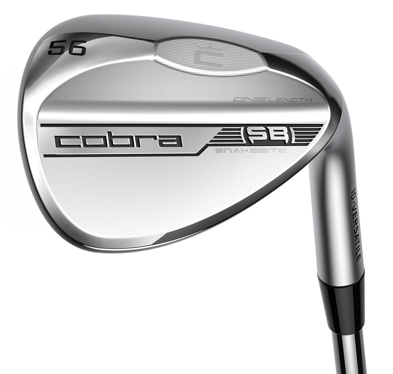 Cobra King  SnakeBite One Length Wedge - FST KBS Hi Shaft - Lob Wedge - Left Handed - Stiff Flex - Standard Length - 60 Loft - Standard Lie Angle - Men - Good