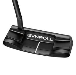 Evnroll ER2v1 Short Slant MidBlade Black TourTac Putter - Golf Club - Standard - Putterflex Flex - Graphics Worn Shaft - Men