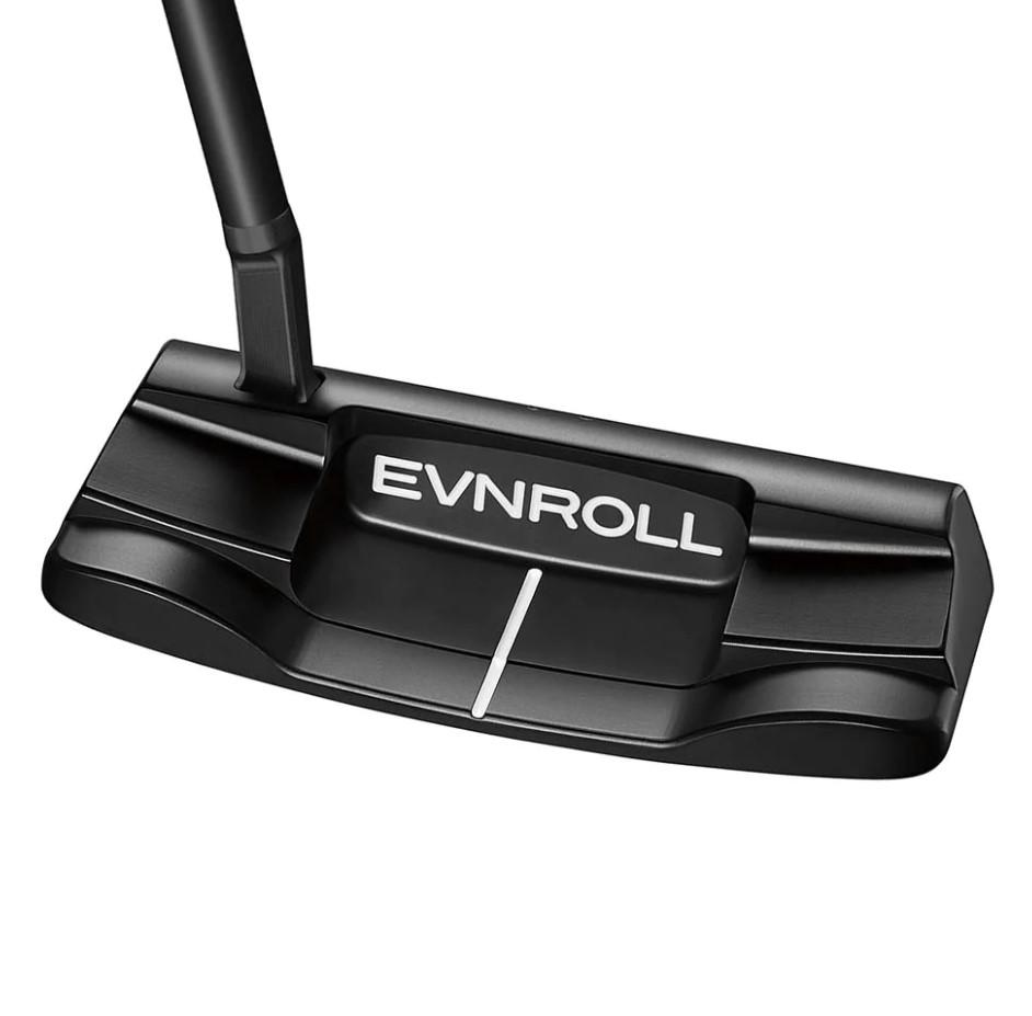 Evnroll ER2v1 Short Slant MidBlade Black TourTac Putter - Graphics Worn Shaft - Standard - Right Handed - Putterflex Flex - Standard Length - Standard Lie Angle - Men - Excellent