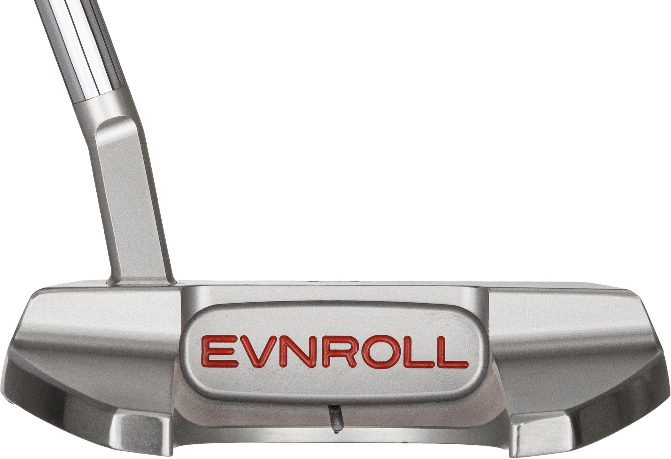 Evnroll ER5v Inline Slant Hatchback Mallet Black Pistol Putter - Evnroll Shaft - Standard - Right Handed - Putterflex Flex - Standard Length - Standard Lie Angle - Men - Good