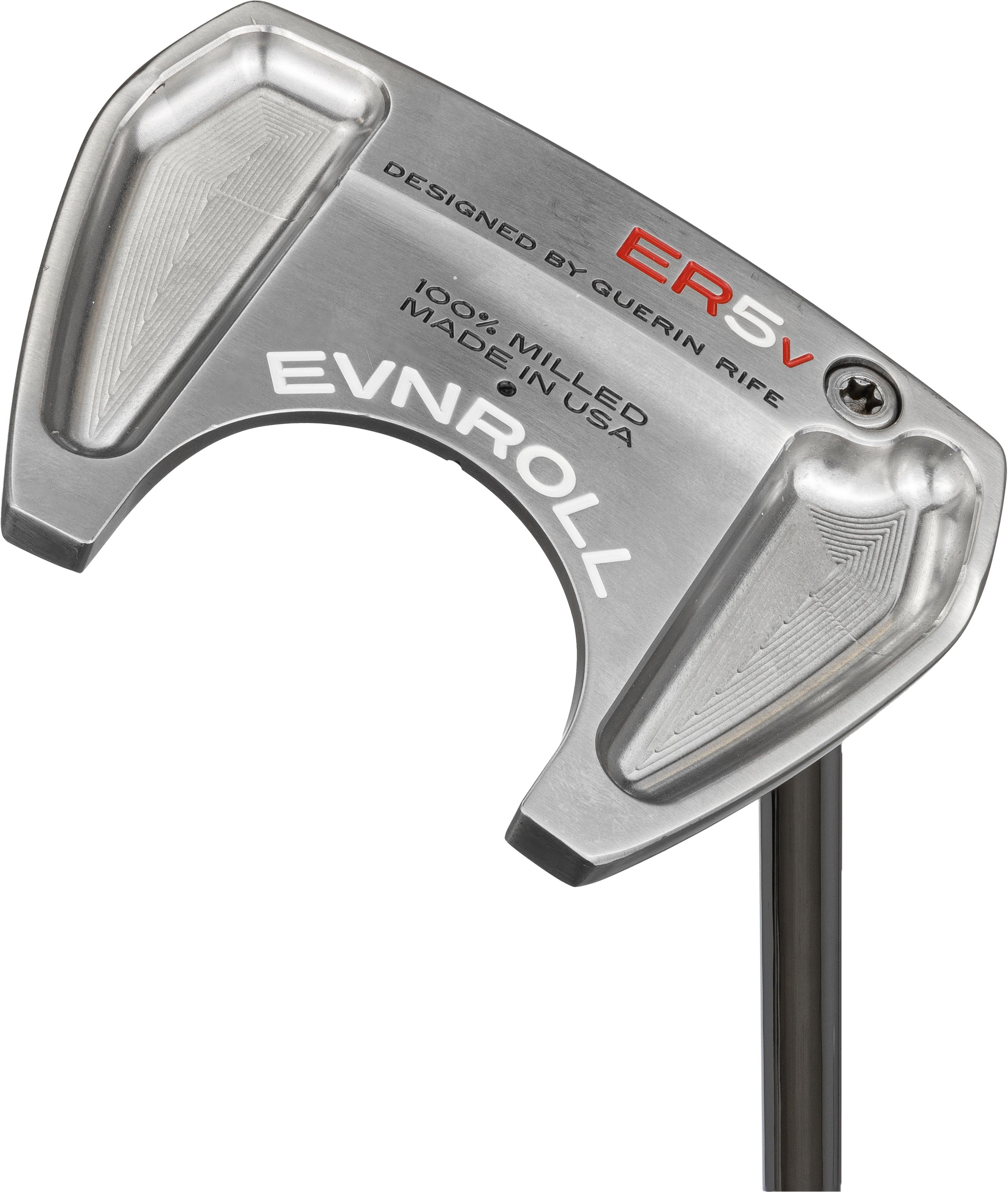 Evnroll ER5v Inline Slant Hatchback Mallet Black Pistol Putter - Golf Club - Standard - Putterflex Flex - Evnroll Shaft - Men