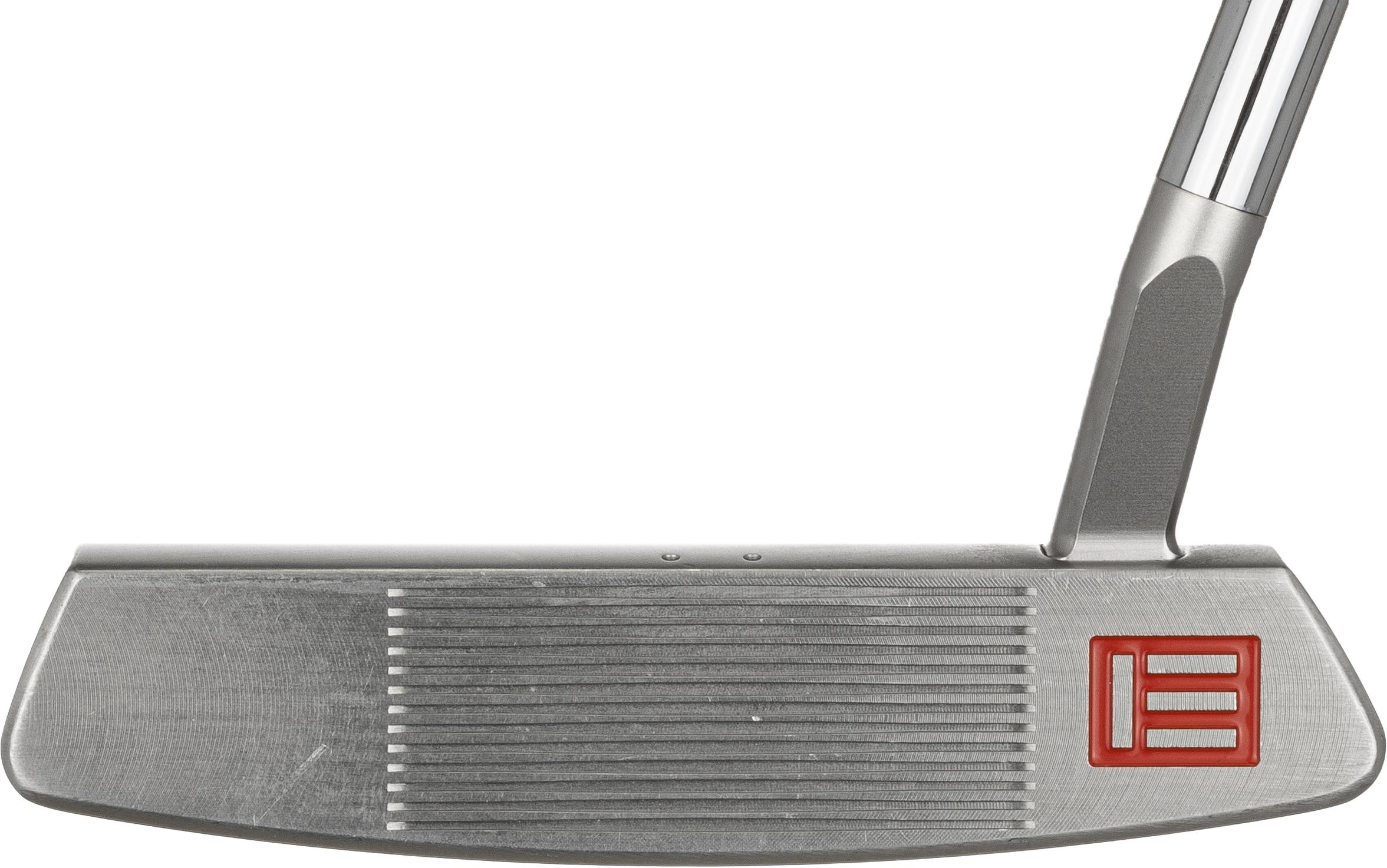 Evnroll ER2v Inline Slant MidBlade Black Pistol Putter - Golf Club - Standard - Putterflex Flex - No Label Shaft - Men