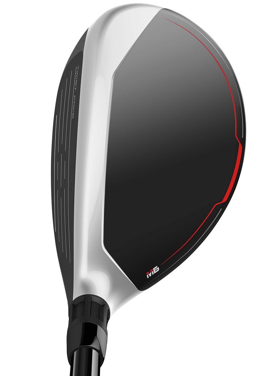 TaylorMade M6 Rescue Hybrid - Golf Club - Left Handed - 4H - 22° Loft - Regular Flex - Fujikura Atmos Orange 6 Shaft - Men