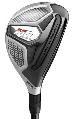 TaylorMade M6 Rescue Hybrid - Golf Club - Left Handed - 4H - 22° Loft - Regular Flex - Fujikura Atmos Orange 6 Shaft - Men