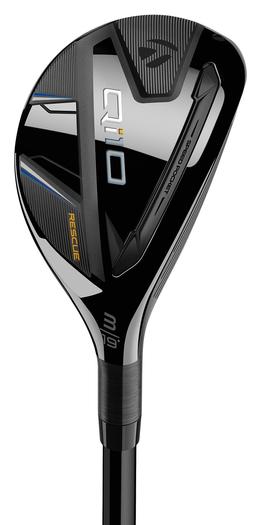 TaylorMade Qi10 Rescue Hybrid - Golf Club - Left Handed - 4H - 22° Loft - Regular Flex - Fujikura Ventus TR Blue HB 6 Shaft - Men