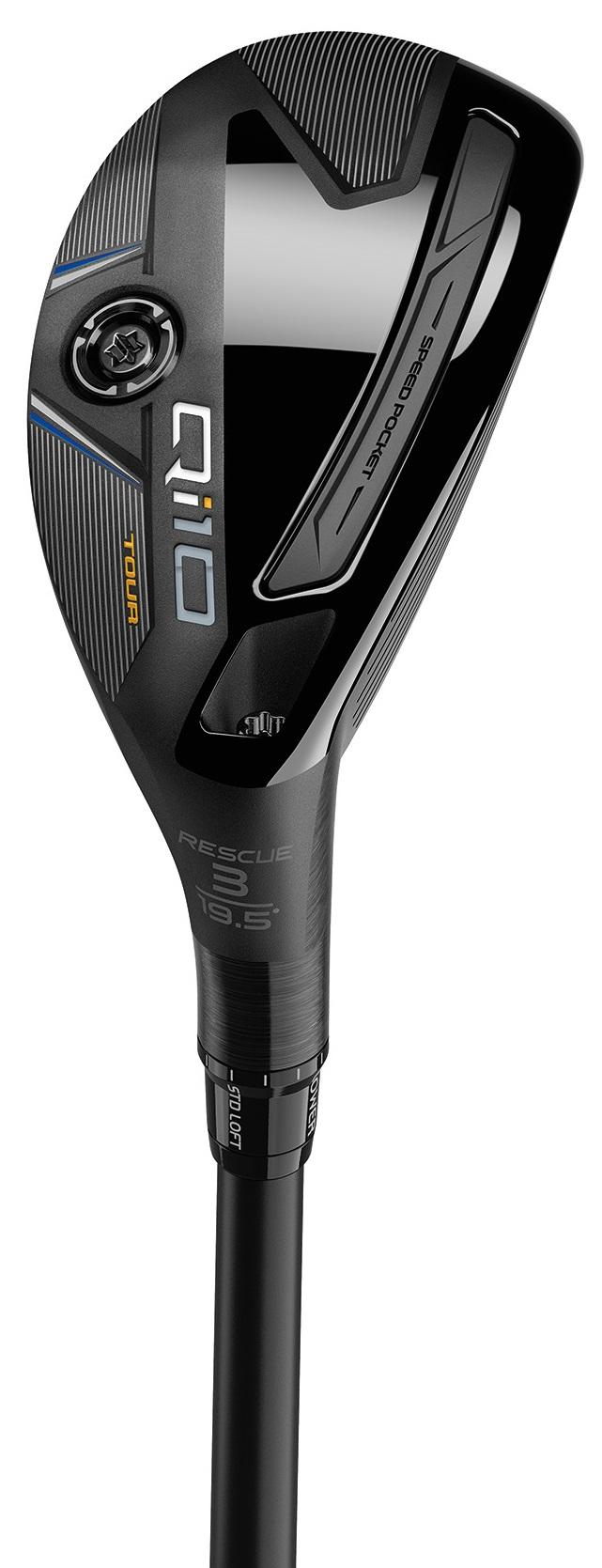 TaylorMade Qi10 Rescue Demo Hybrid,  Qi10 Tour Rescue Hybrid - Mitsubishi Chemical Tensei AV Limited Blue 65 HY Shaft - 3H - Left Handed - Regular Flex - Standard Length - 19.5 Loft - Standard Lie Angle - Men - Acceptable