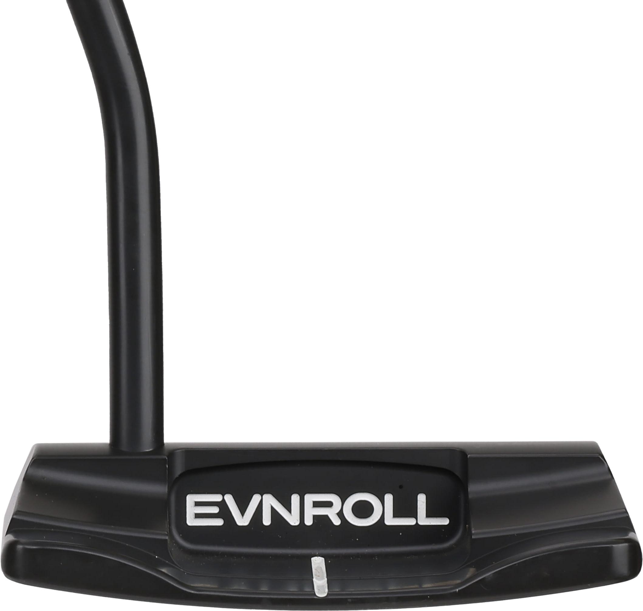 Evnroll ER2 MidBlade Black TourTac Putter - Evnroll Black Armour Stepless Shaft - Standard - Right Handed - Putterflex Flex - Standard Length - Standard Lie Angle - Men - Excellent
