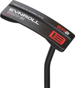 Evnroll ER2 MidBlade Black TourTac Putter - Golf Club - Standard - Putterflex Flex - Evnroll Black Armour Stepless Shaft - Men