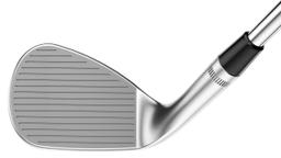 Callaway JAWS Raw Chrome Full Toe J Grind Wedge - Golf Club - Left Handed - Lob Wedge - 58° Loft - Wedgeflex Flex - True Temper Dynamic Gold Tour Issue Spinner Shaft - Men