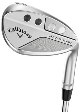 Callaway JAWS Raw Chrome Full Toe J Grind Wedge - Golf Club - Left Handed - Lob Wedge - 58° Loft - Wedgeflex Flex - True Temper Dynamic Gold Tour Issue Spinner Shaft - Men