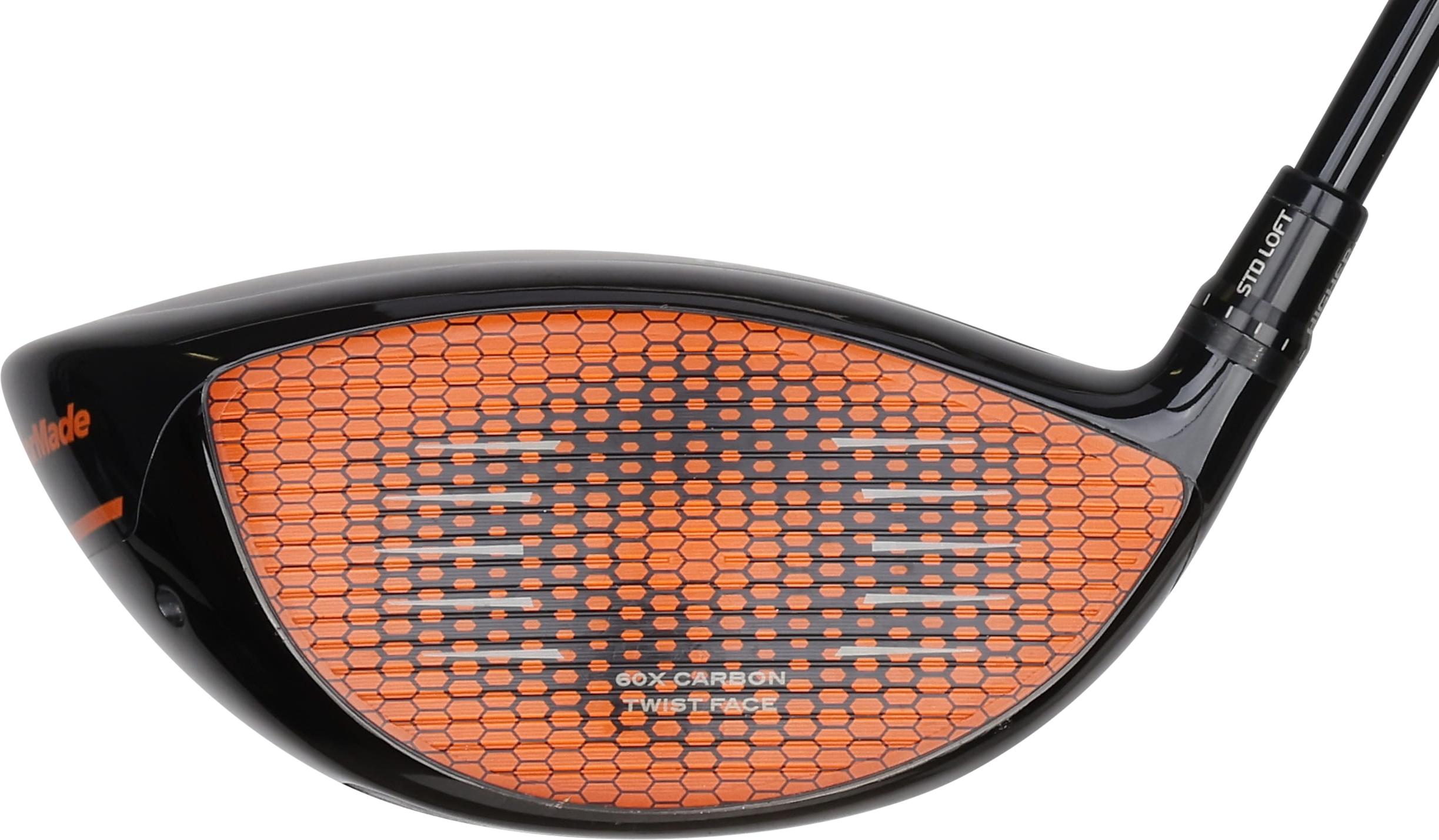 TaylorMade MYSTEALTH PLUS Black/Orange w/Orange Face Driver - Golf Club - 10.5° Loft - Stiff Flex - Fujikura Ventus Red w/ Velocore 6 Shaft - Men