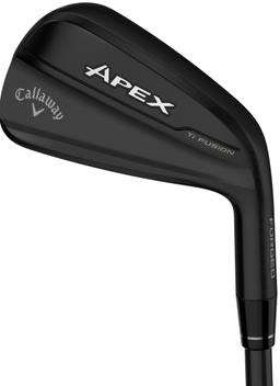 Callaway Apex Ti Fusion Iron Set - Golf Club - 5-PW - Regular Flex - True Temper Dynamic Gold Tour Issue 100 Mid R300 Onyx Shaft - Men