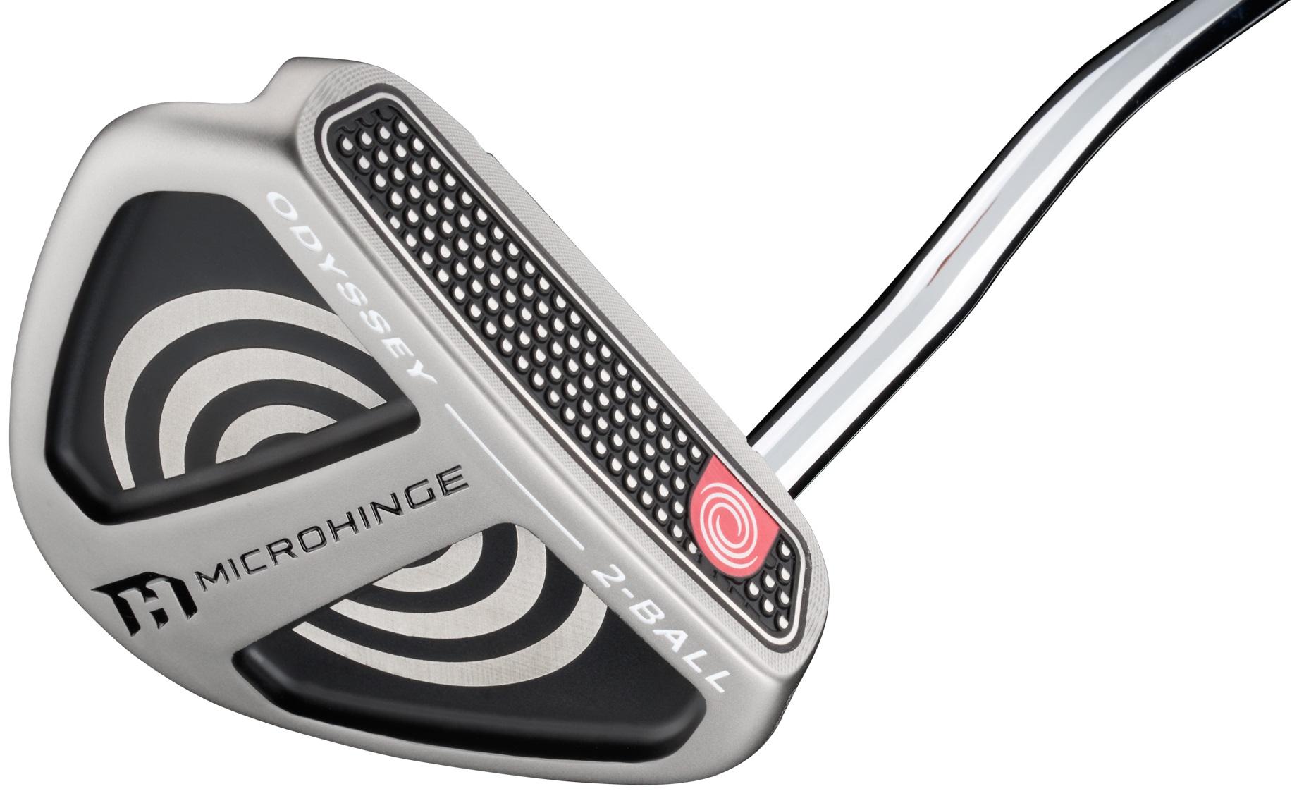 Odyssey Microhinge V-Line 2-Ball DB Putter - Odyssey Microhinge Shaft - Standard - Right Handed - Putterflex Flex - Standard Length - Standard Lie Angle - Men - Excellent