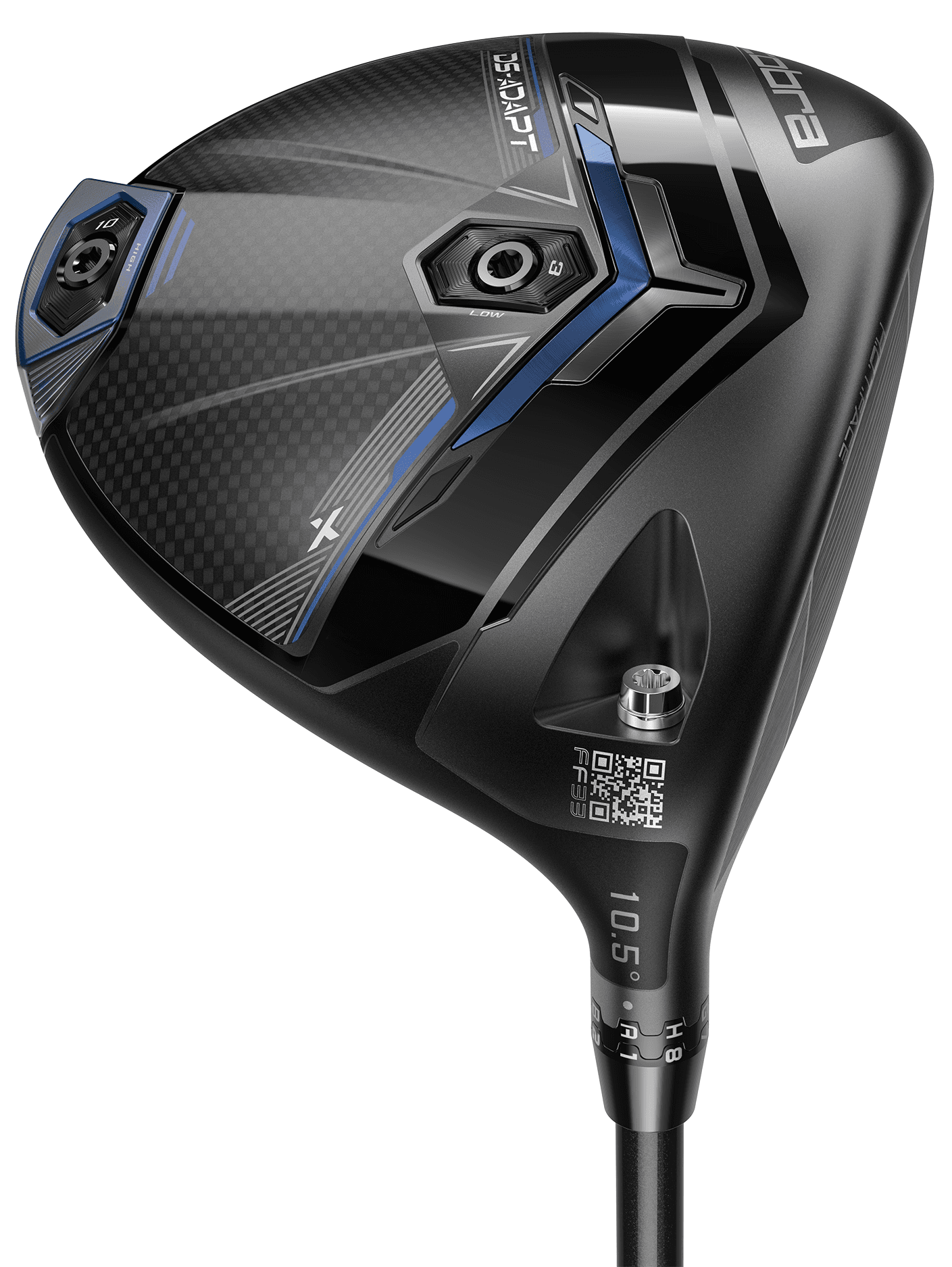Cobra DS ADAPT X Driver - Fujikura Pro Black 60 Shaft - Right Handed - Stiff Flex - Standard Length - 10.5 Loft - Standard Lie Angle - Men - Excellent
