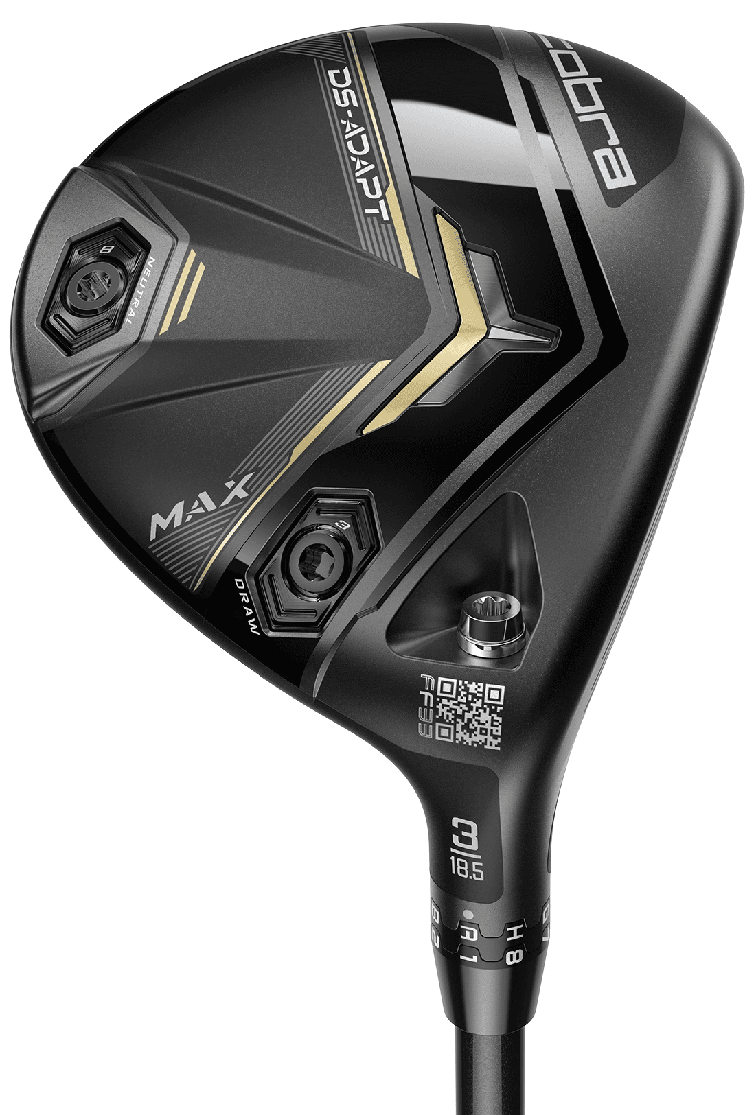 Cobra DS ADAPT MAX Fairway Wood Women - UST Mamiya Helium Nanocore 4 Shaft - 3 Wood - Right Handed - Ladies Flex - Standard Length - 18.5 Loft - Standard Lie Angle - Woman - Excellent